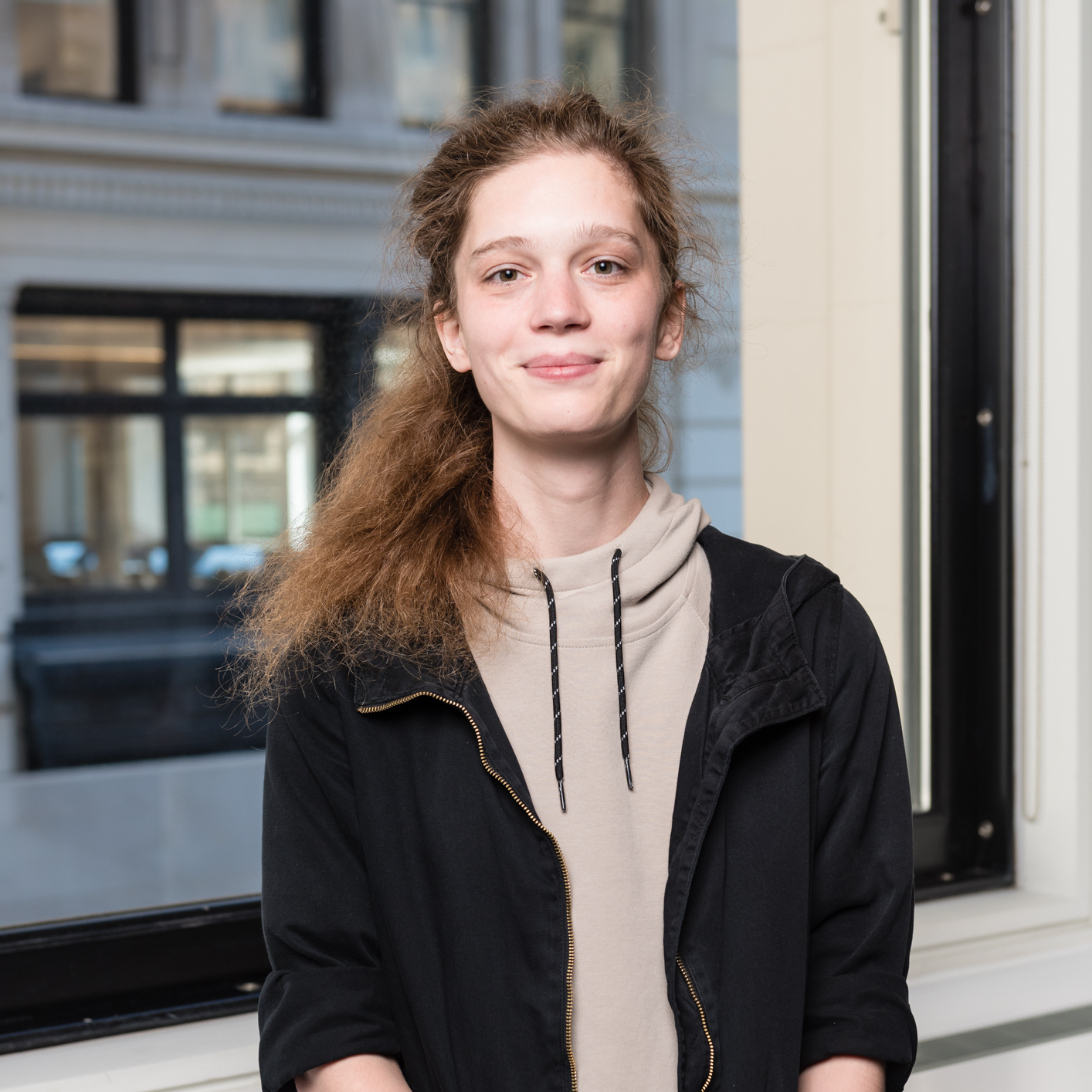 Portrait of Sophie Huiberts.