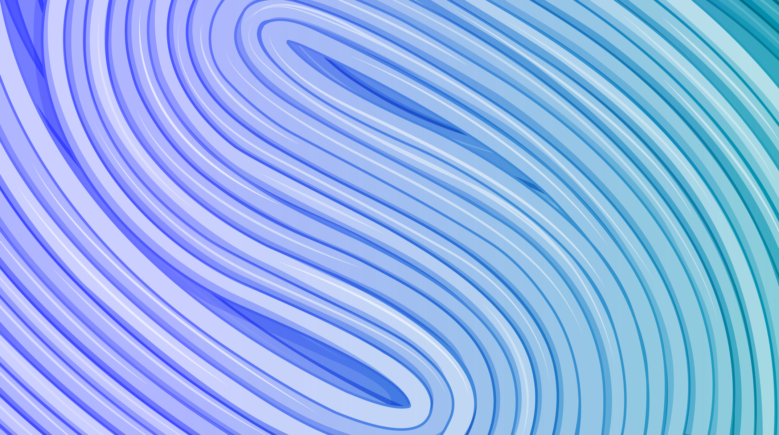 Stylized illustration of sperm tails coiled up and aligned tidily.