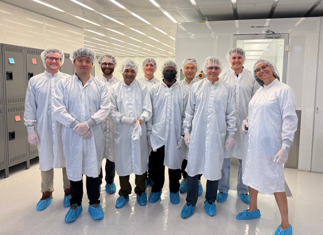 Ryan Levy with a group of colleagues in the Cleanlab.