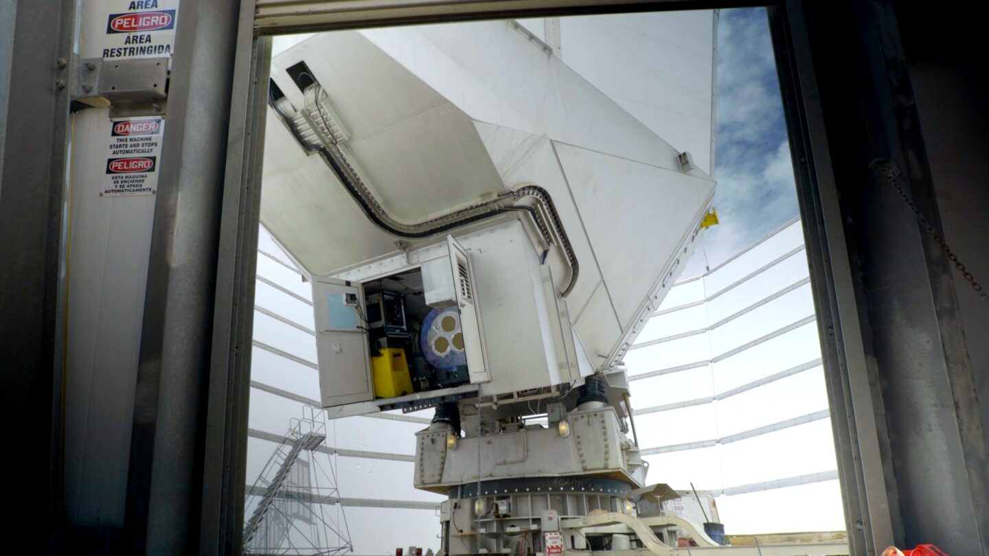 Simons Observatory doors open