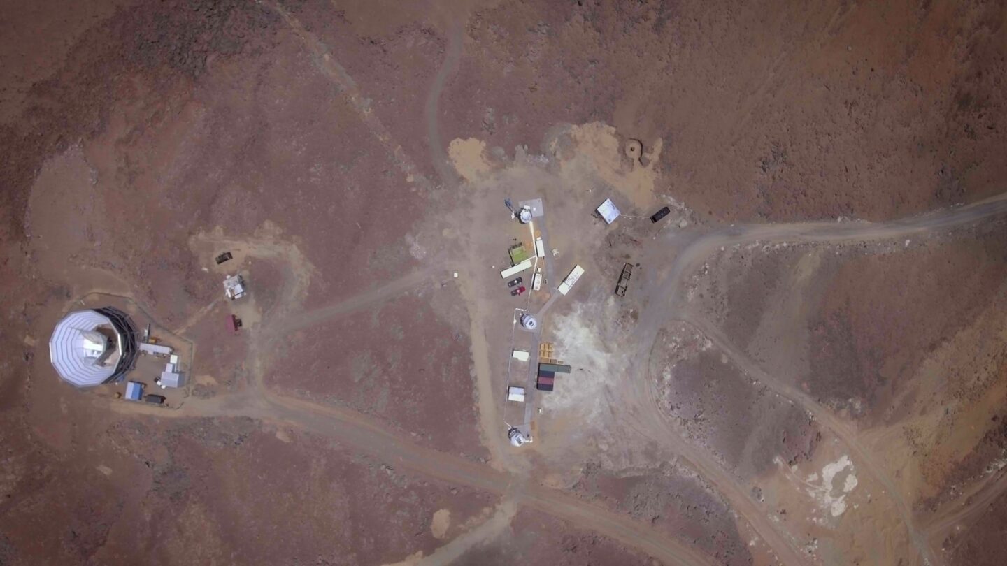 Simons Observatory from above