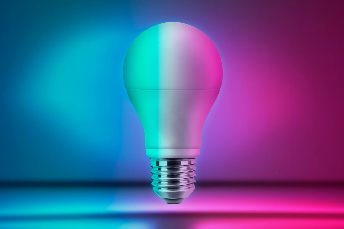 An illustration of an LED lightbulb