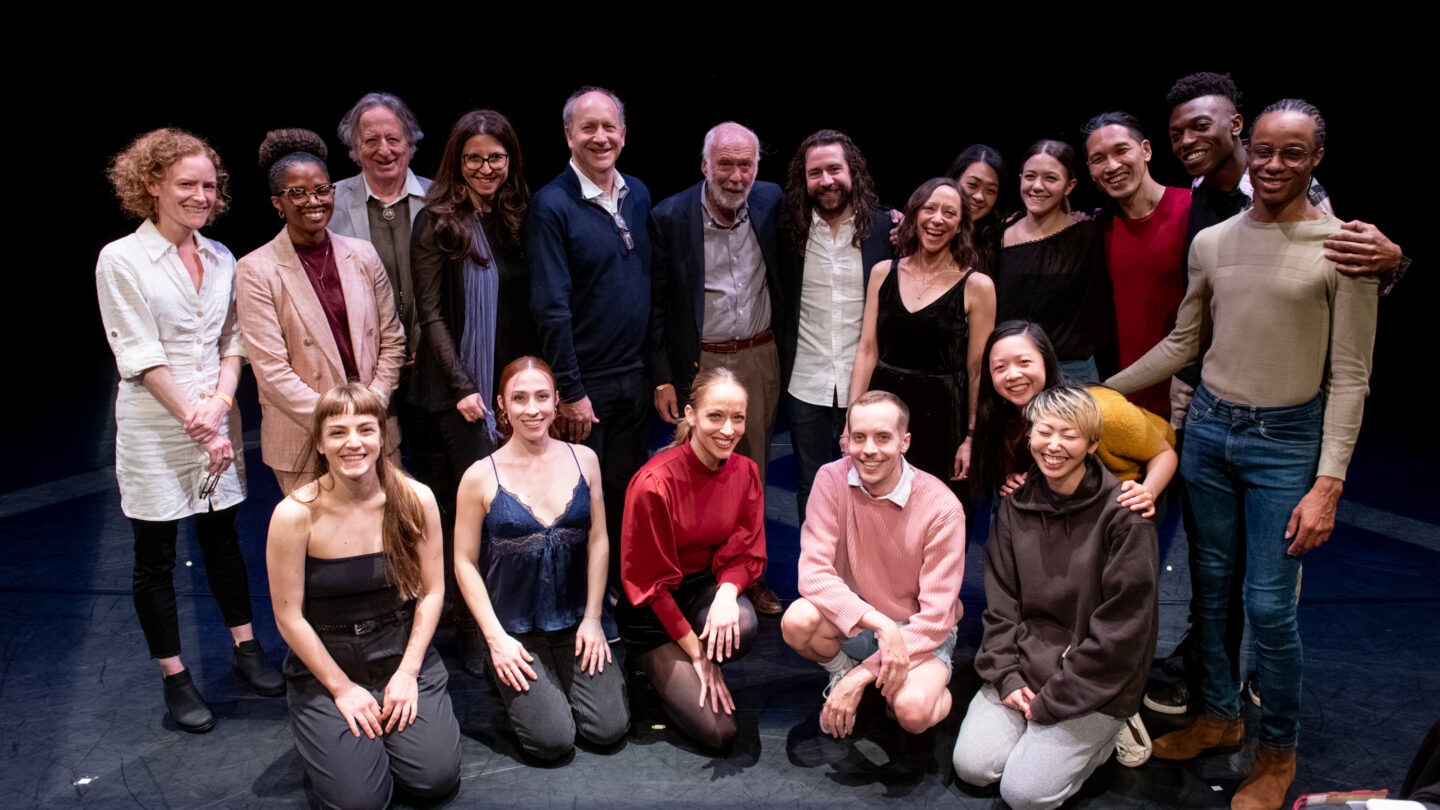 A photograph of the performers part of the 