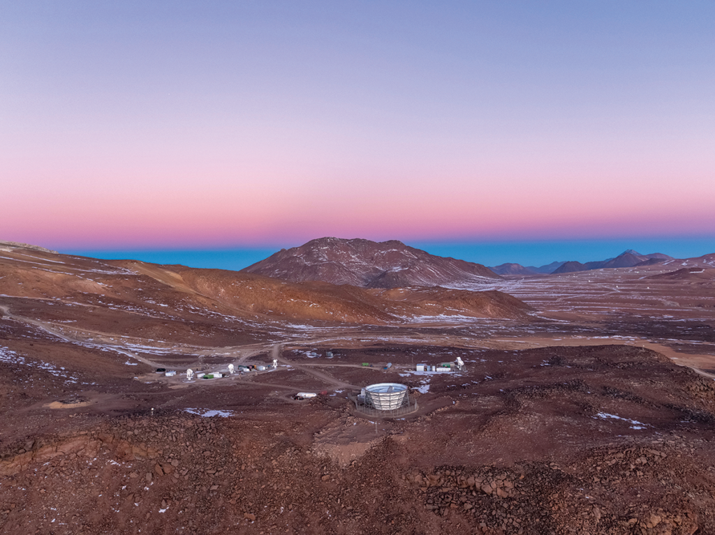Image of observatory in the morning