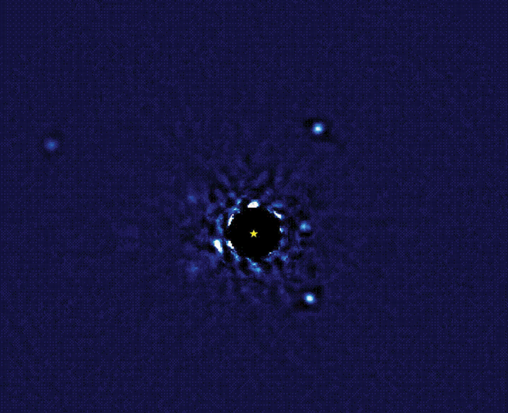 Image of direct imaging of exoplanets