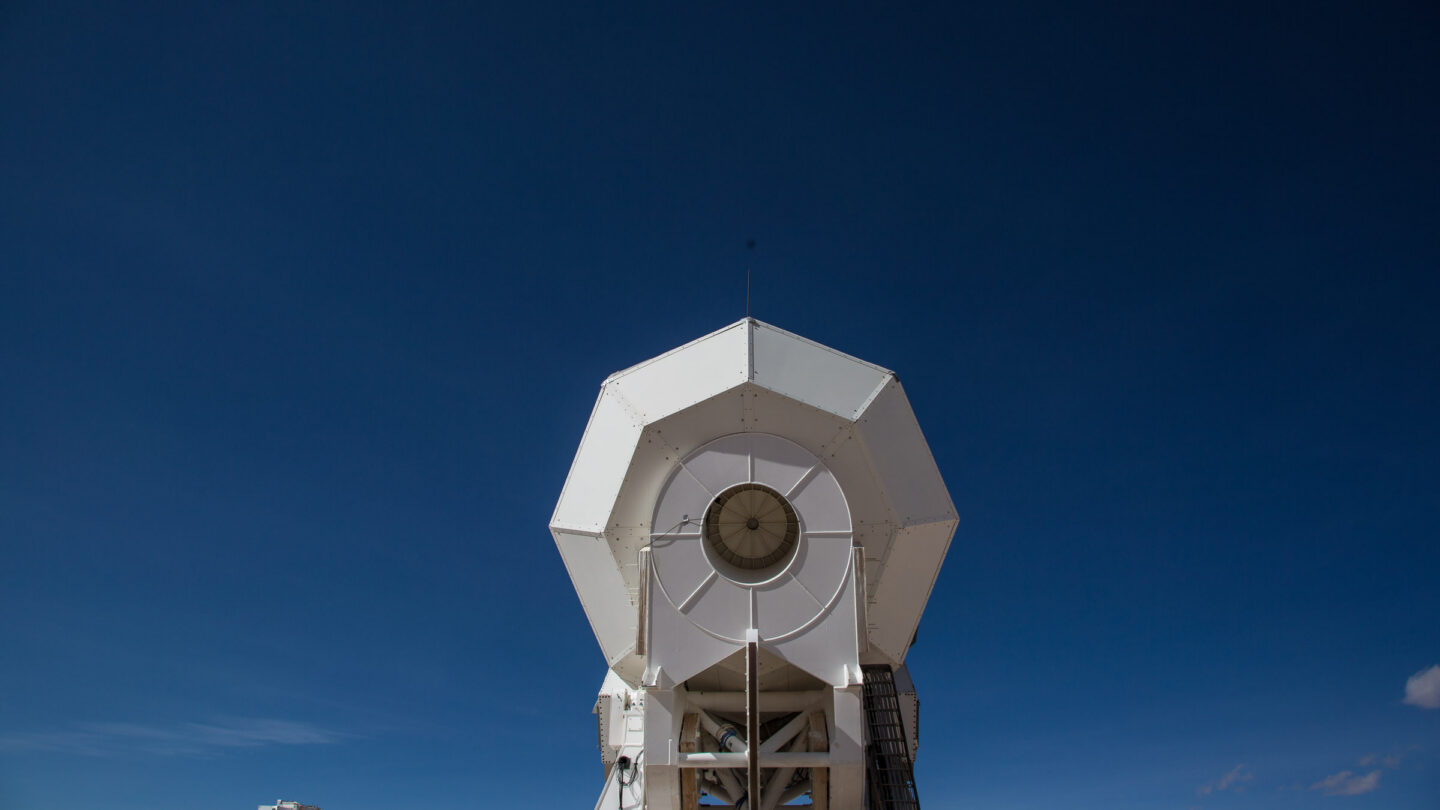 Simons Observatory from the back
