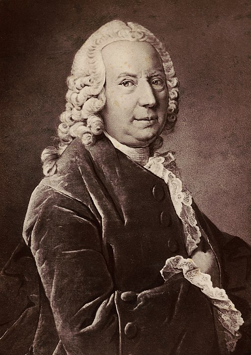 A historical photograph of Swiss mathematician Daniel Bernoulli.