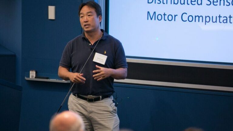 Daniel Lee of University of Pennsylvania presents a slideshow