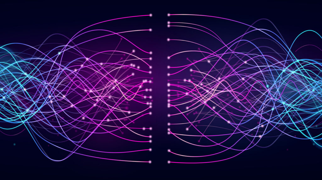 An illustration of a neural network