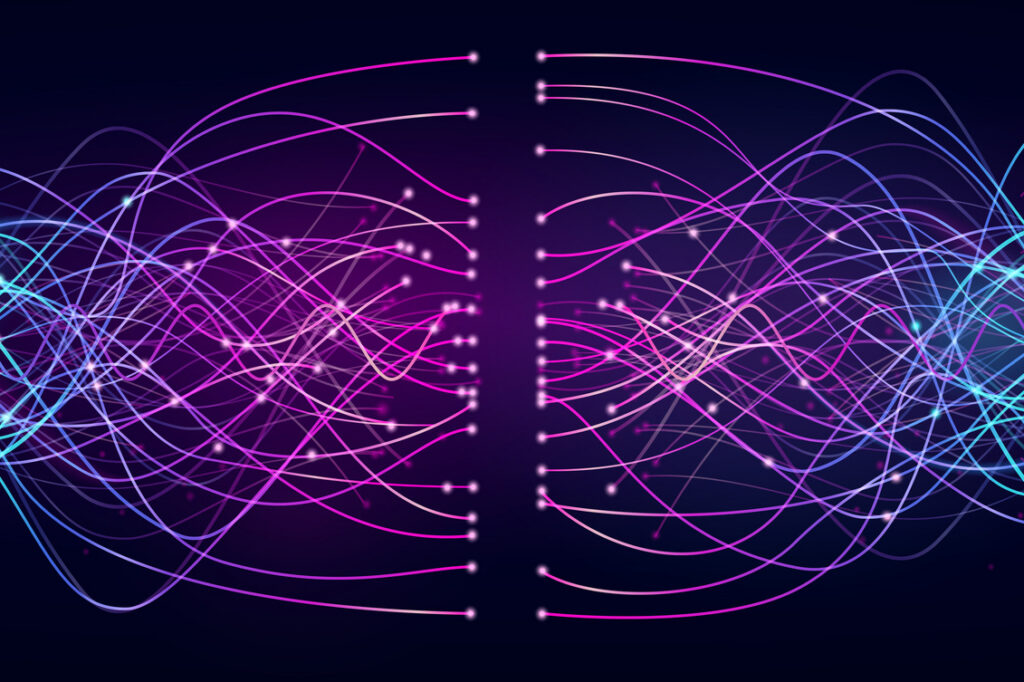 An illustration of a neural network