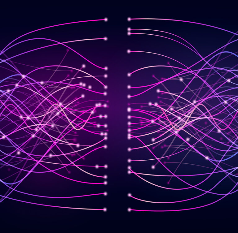 An illustration of a neural network
