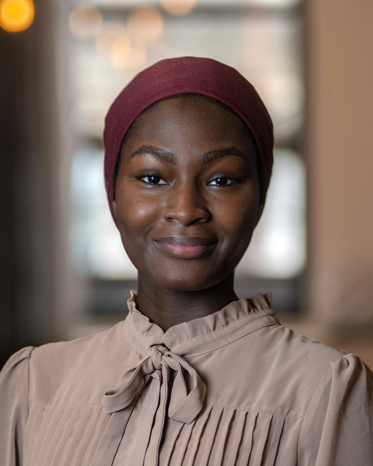 A portrait photo of Fatima Fall.