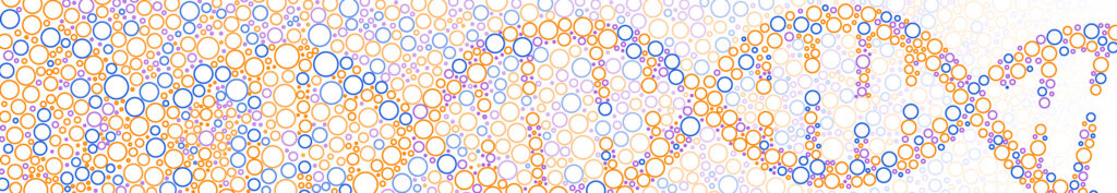 artistic rendition of DNA strands