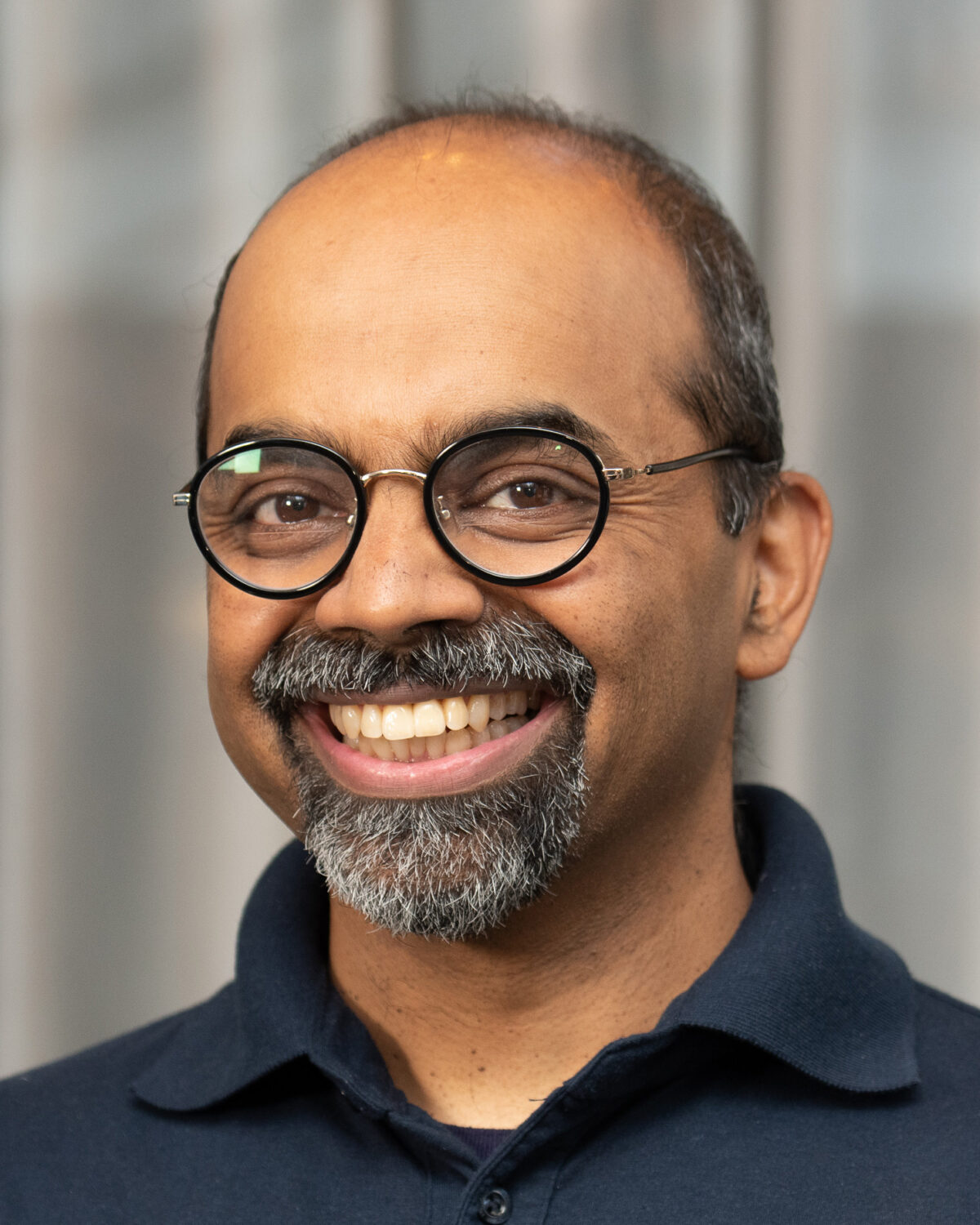A portrait photo of L. Mahadevan.