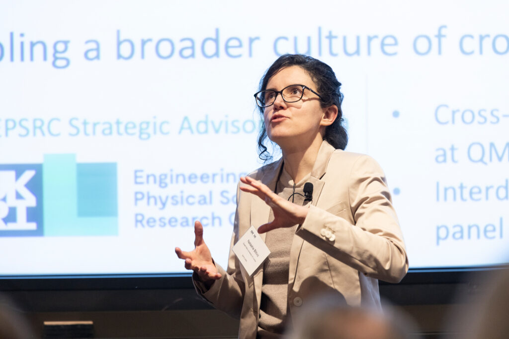 Natasha Blitvic talking at Pivot meeting 2025