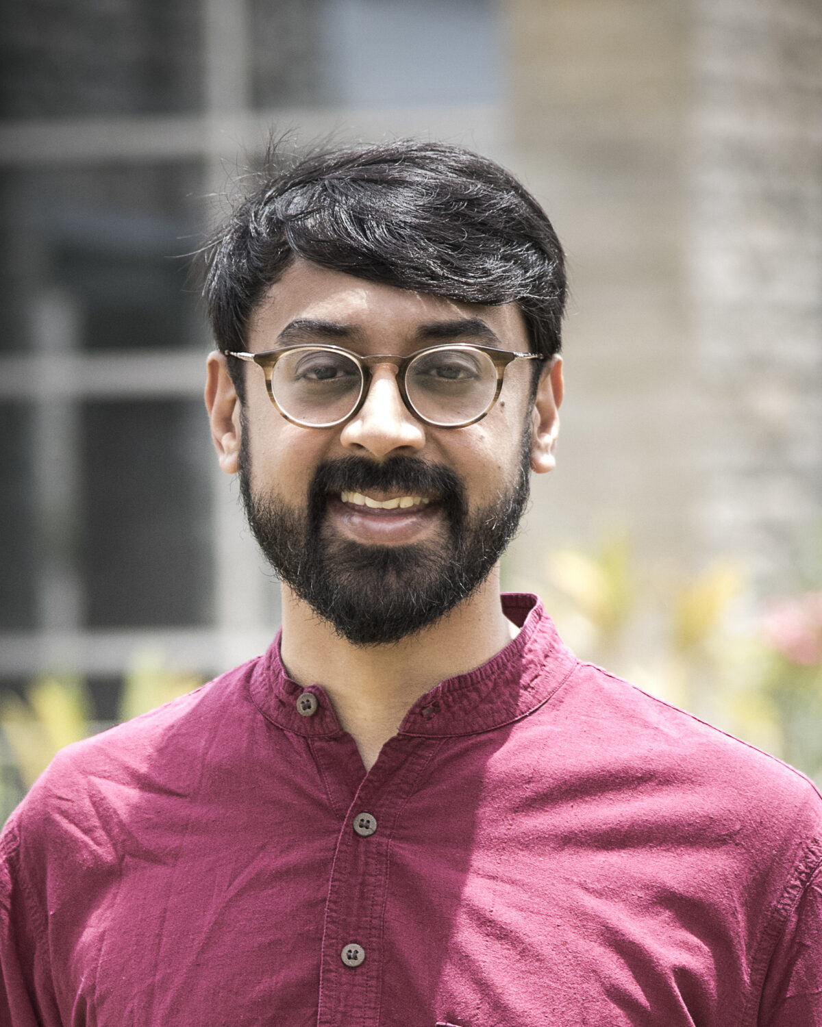 Portrait photo of Manjul Bhargava