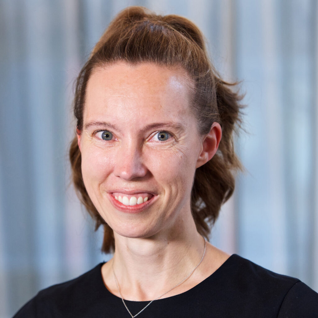 A portrait photo of ﻿Karin Öberg.