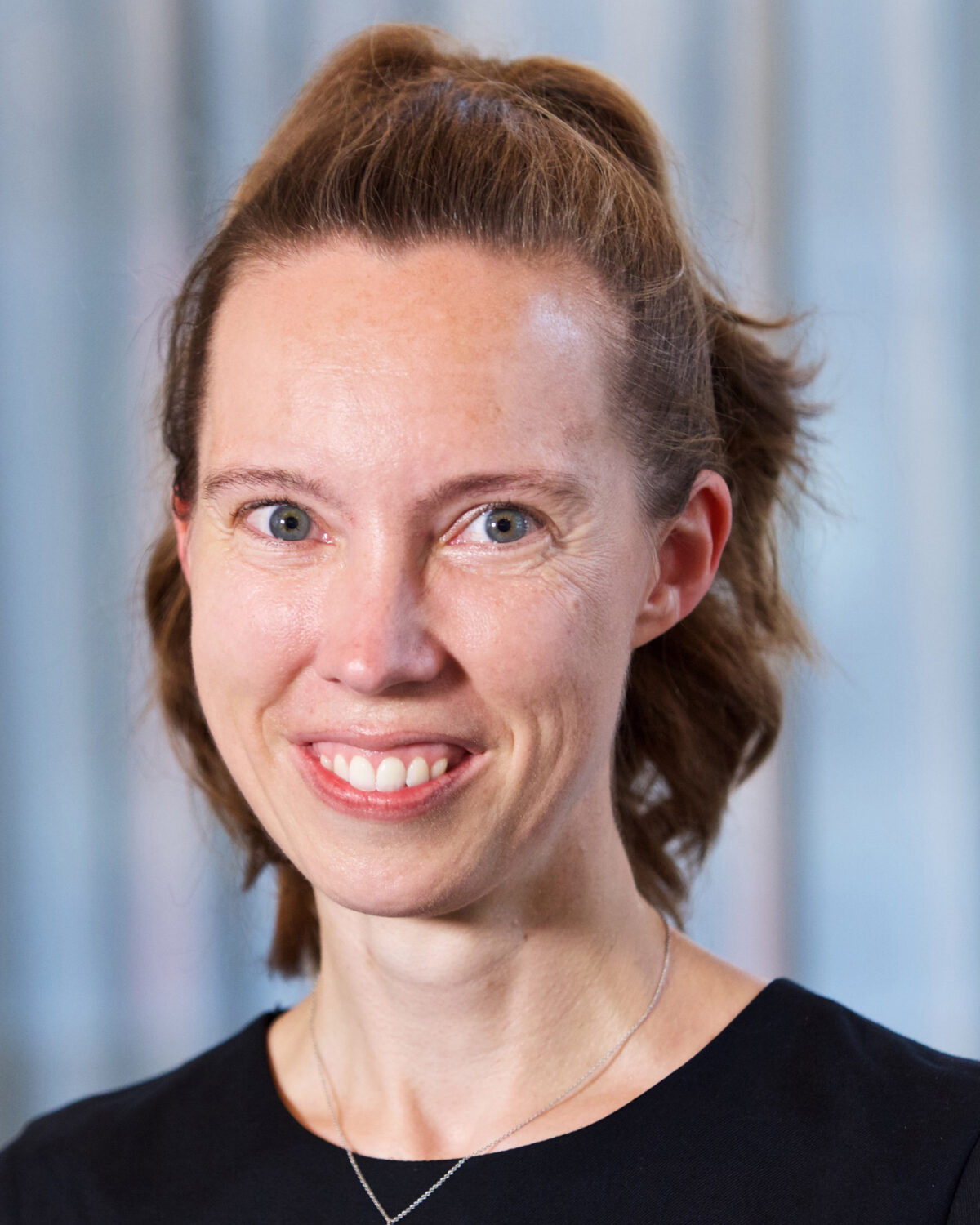A portrait photo of ﻿Karin Öberg.