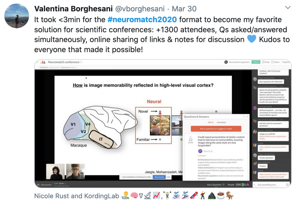 Tweet from conference