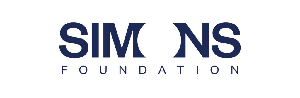 Simons Foundation logo with the word SIMONS in bold navy letters; the O is represented by two curved shapes. FOUNDATION is written below in spaced-out navy letters.