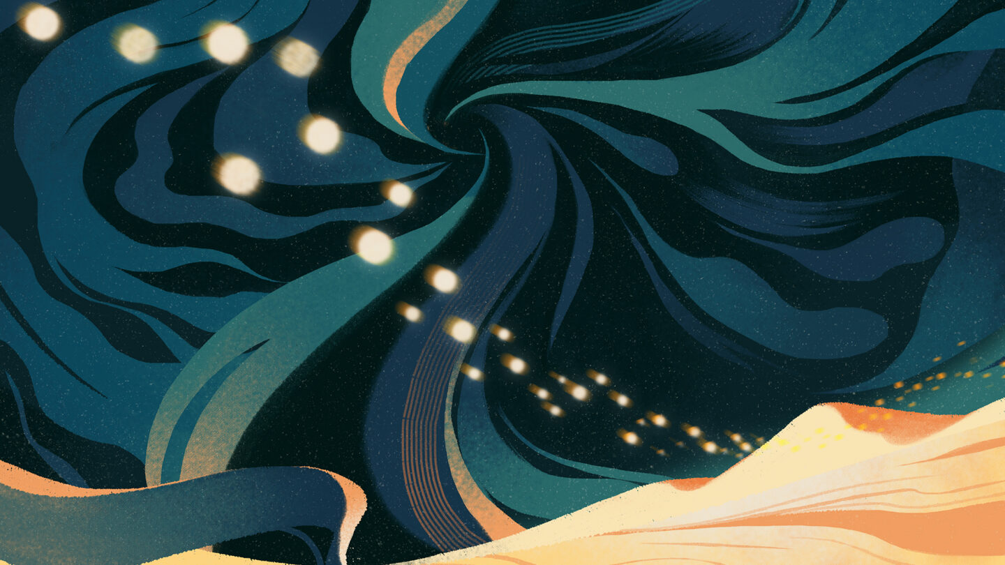 Digital illustration for Radiolab's 
