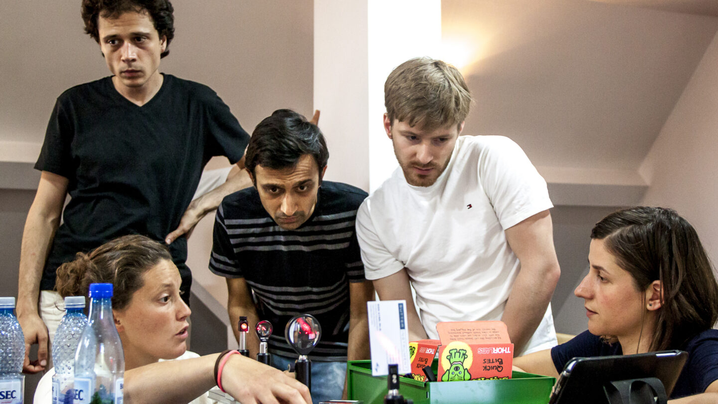 Students at the Transylvanian Experimental Neuroscience Summer School