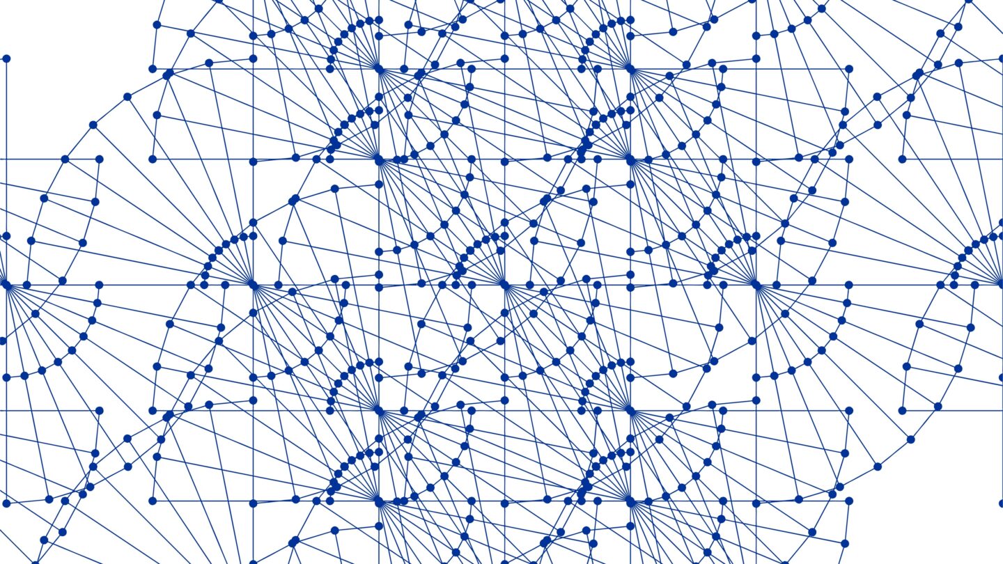 EPS Vector - DNA molecule fractal network structure vector