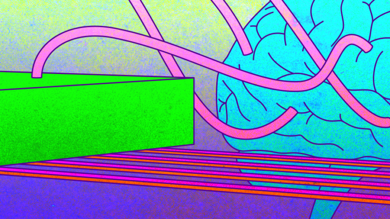 cartoon of brain