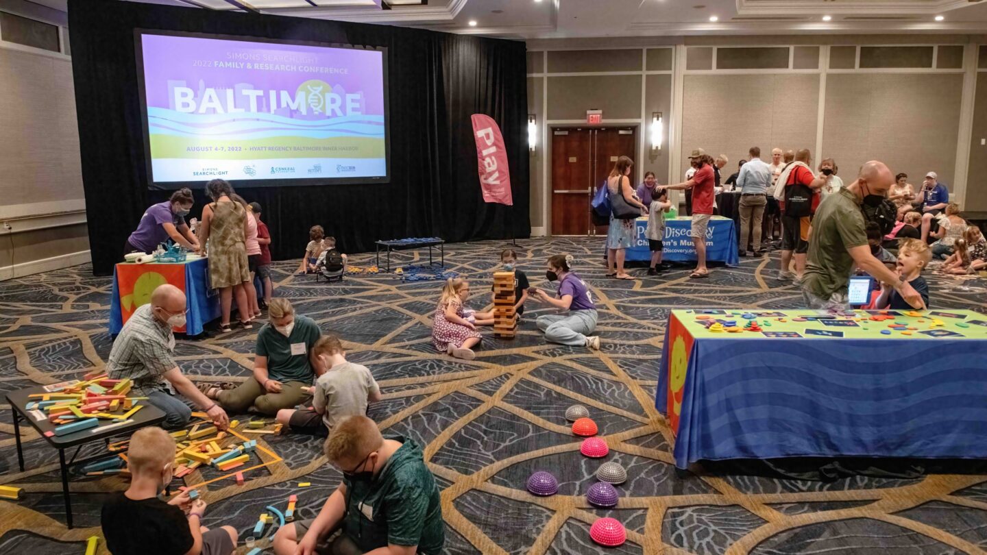 Children at conference