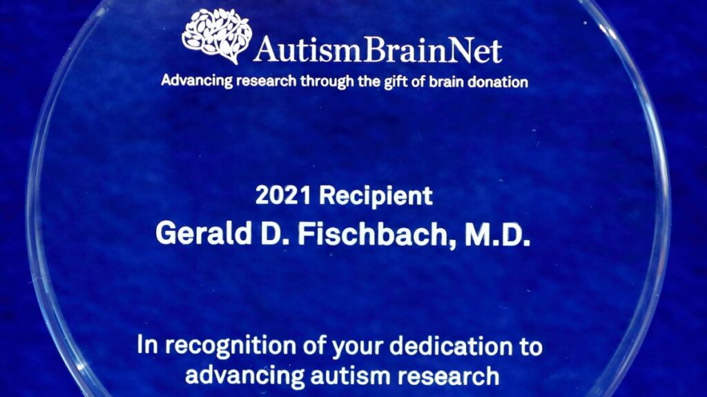 Image of Gerry Fischbach's plaque