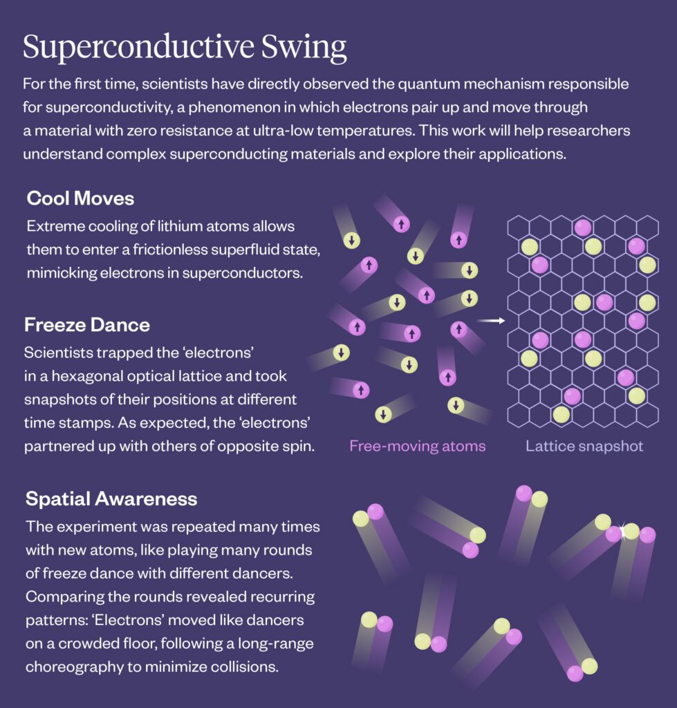 A graphic illustrating fermion pairs.