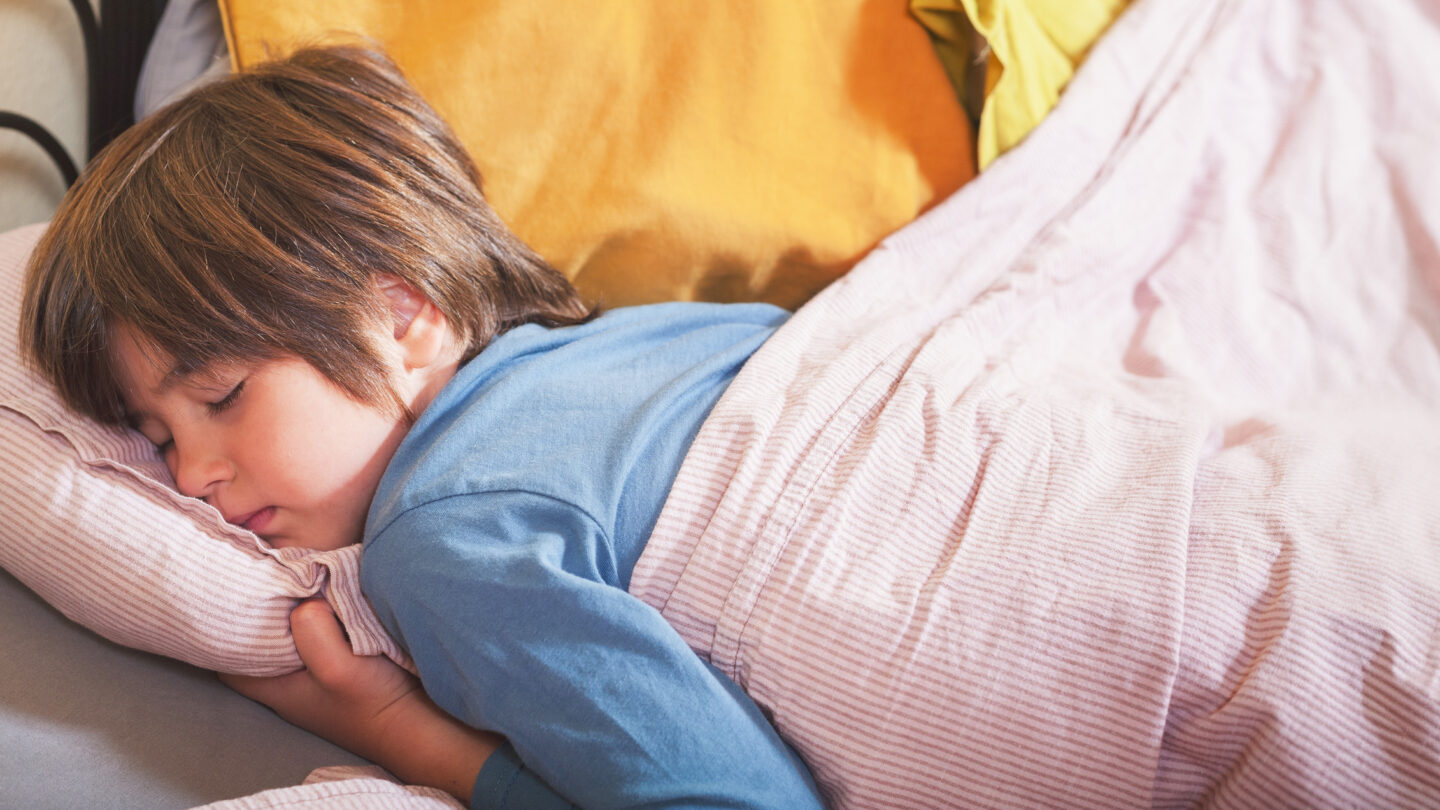 Boy sleeping.
