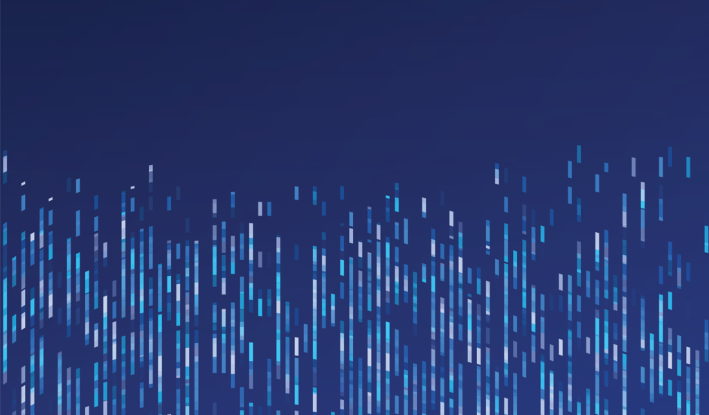 Stock image suggestive of genome sequencing.