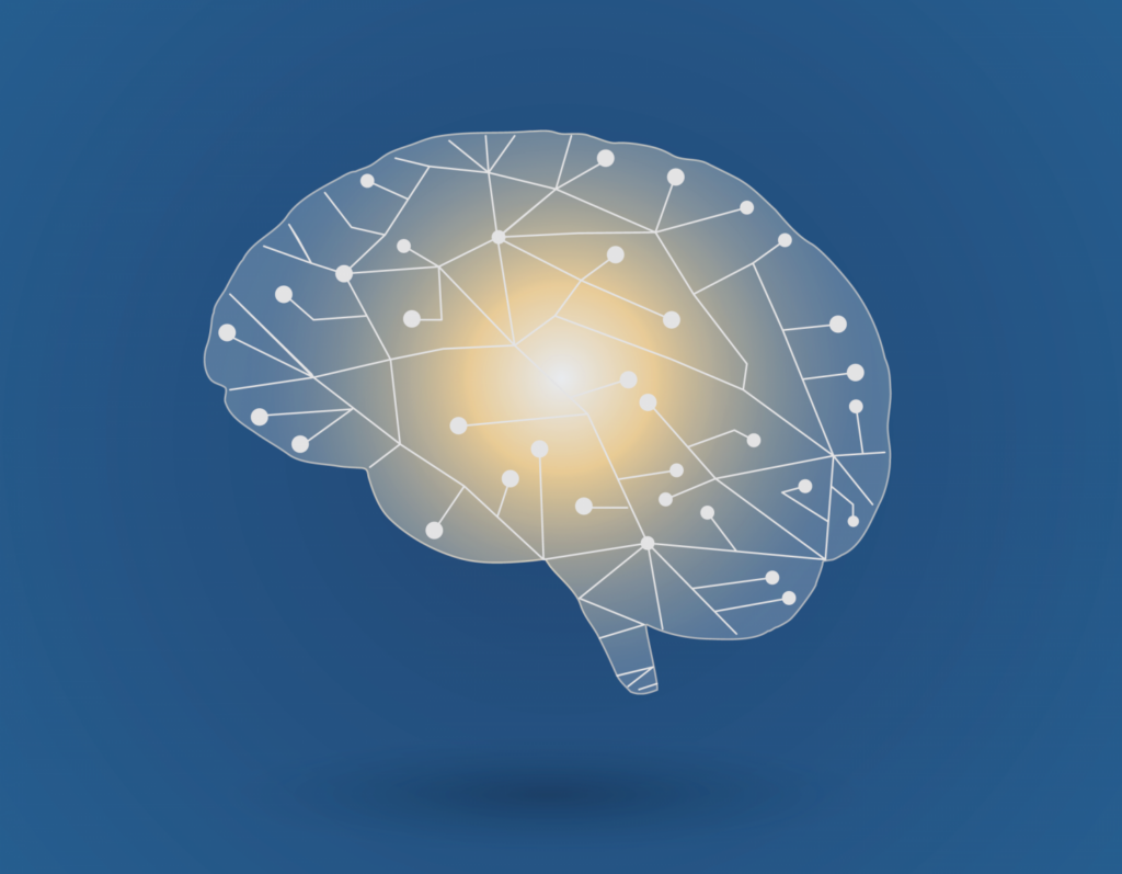 Image of stylized brain