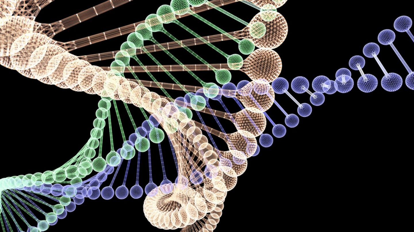 Image of DNA spirals