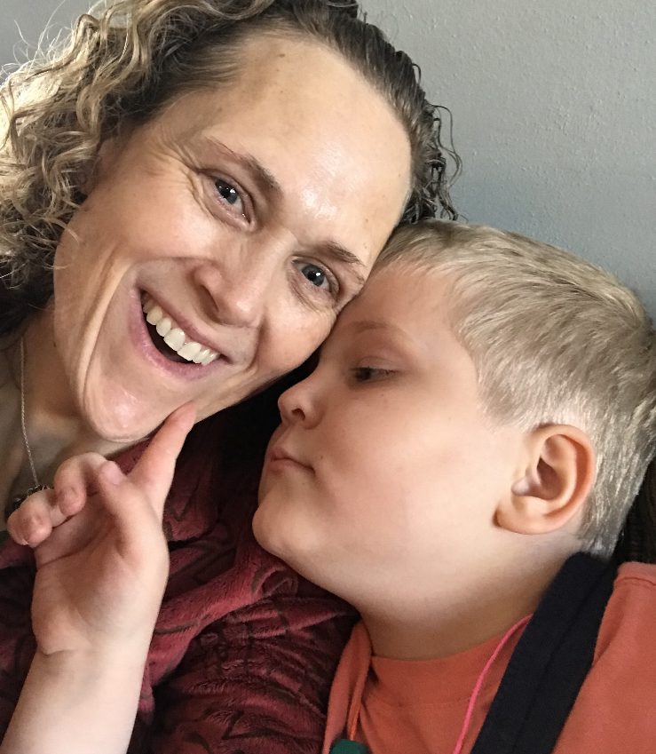 Image of woman with boy
