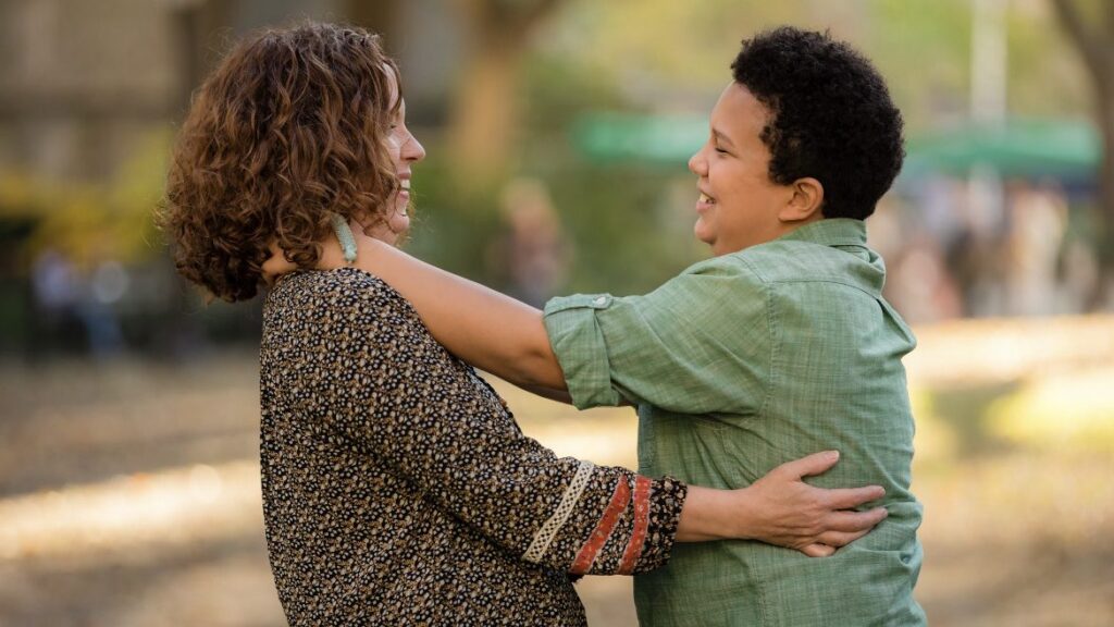 Image of two persons hugging