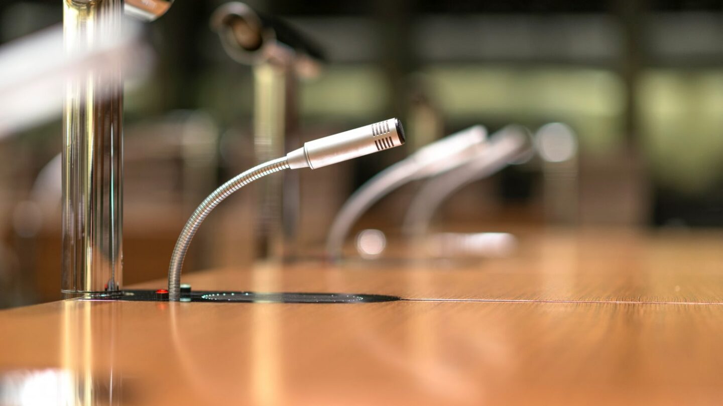 Image of microphones