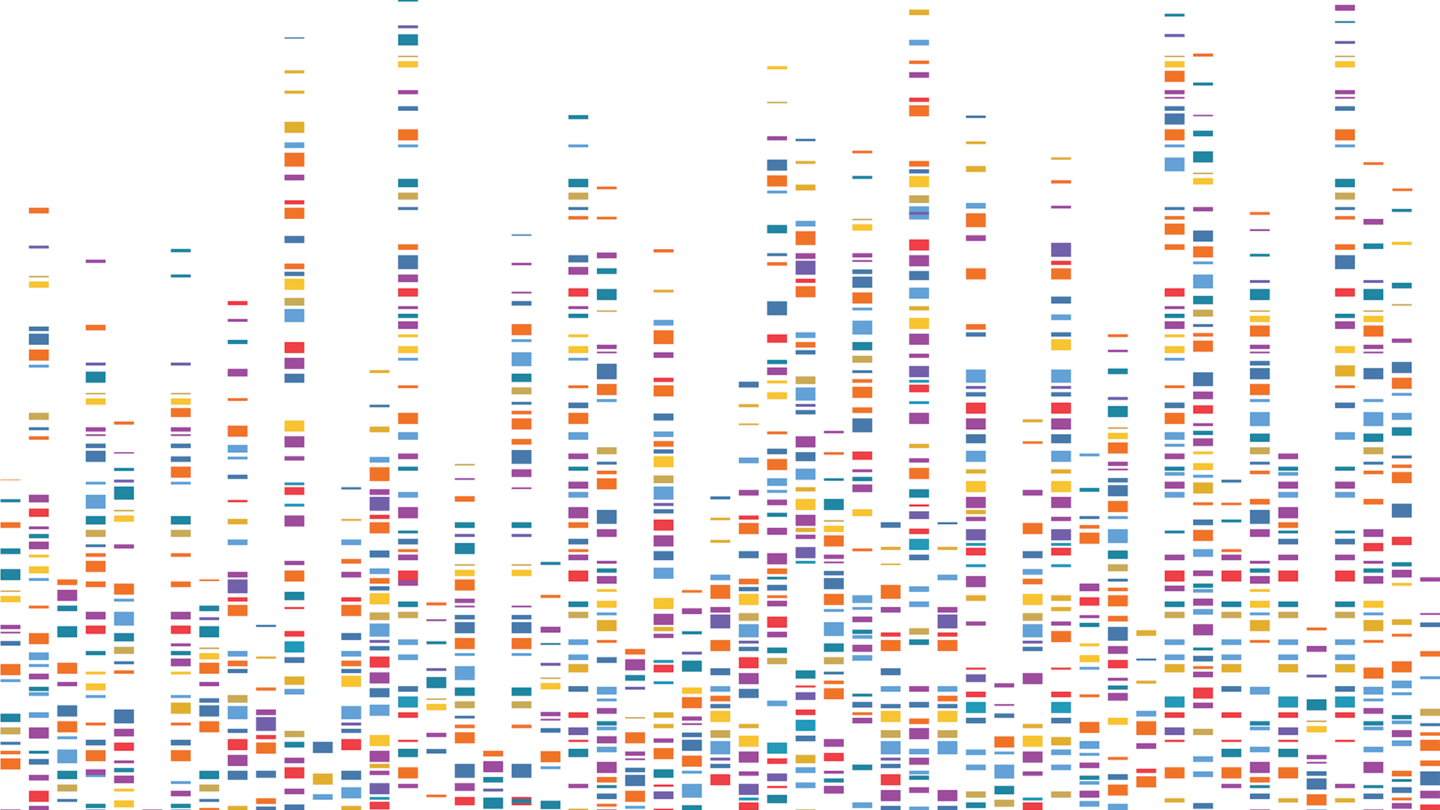 Image of gene sequences