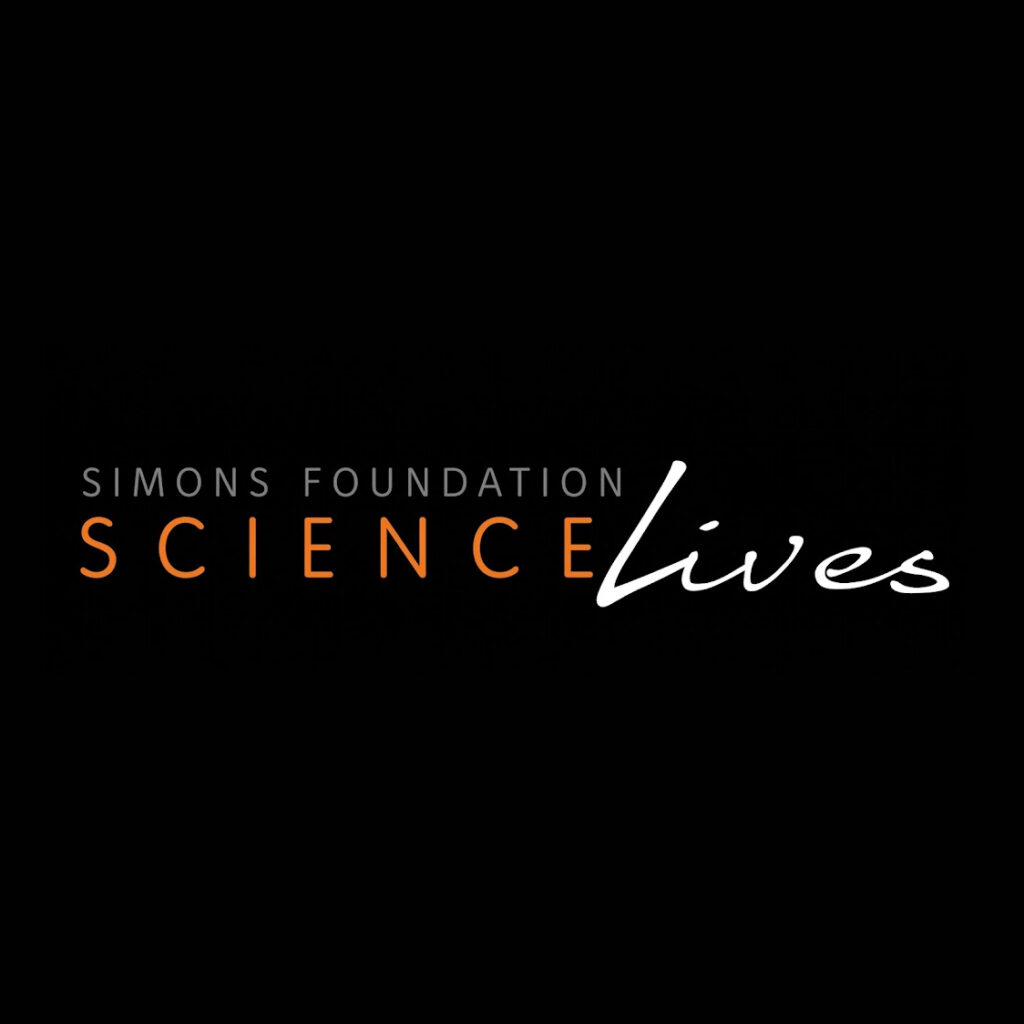 Simons Foundation Science Lives logo.