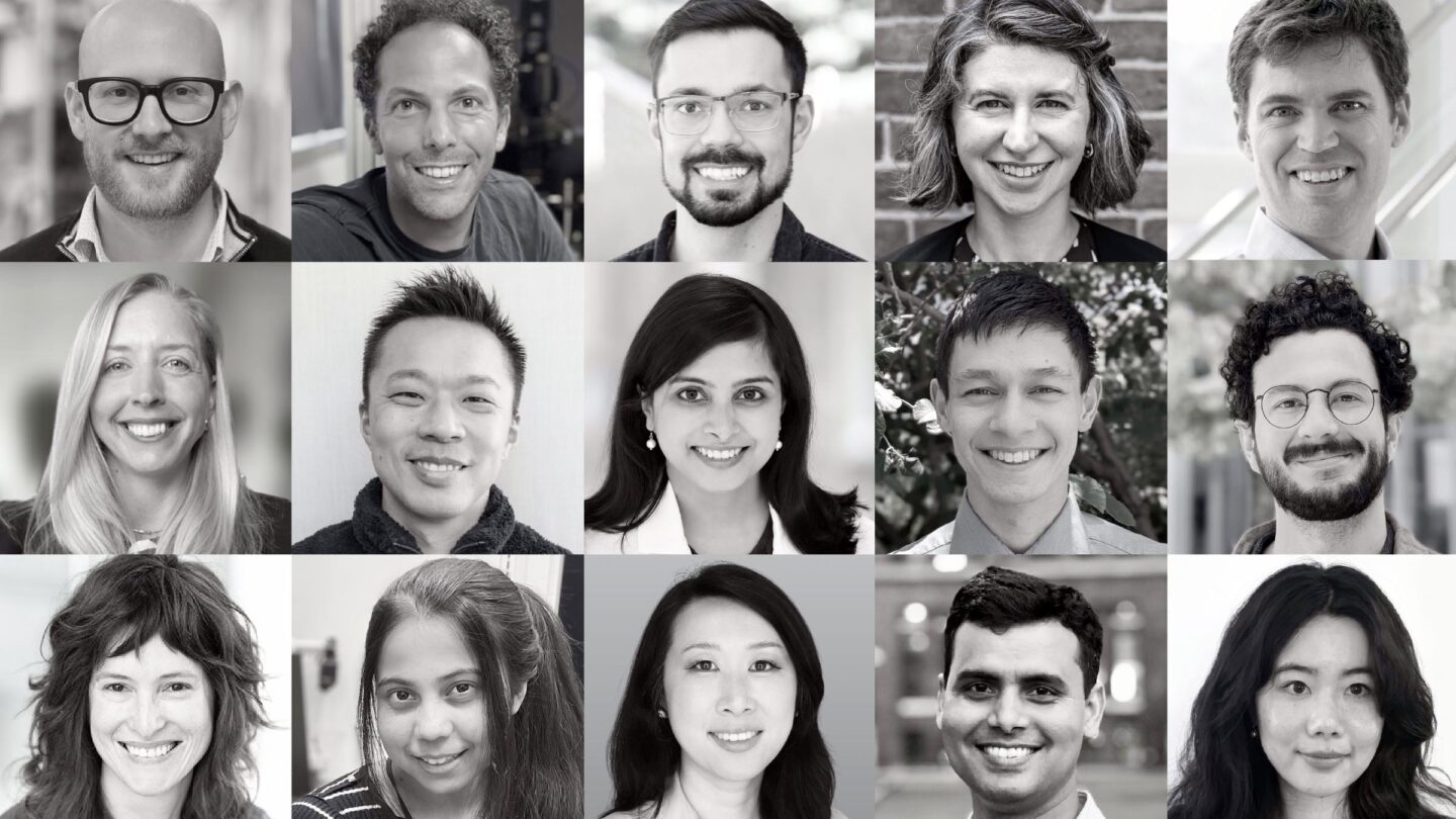 5 by 3 grid showing the headshots of the 2026 cohort of the Fellows to Faculty awardees.